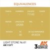 AK Interactive AK11377 Light Stone No.61 17ml